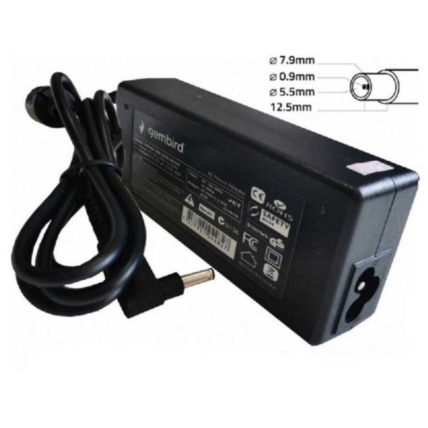 GEMBIRD NPA90-200-4500 (IB06) punjač za laptop 90W-20V-4.5A, 7.9x5.5mm yellow PIN (1024) 38966 - 118428