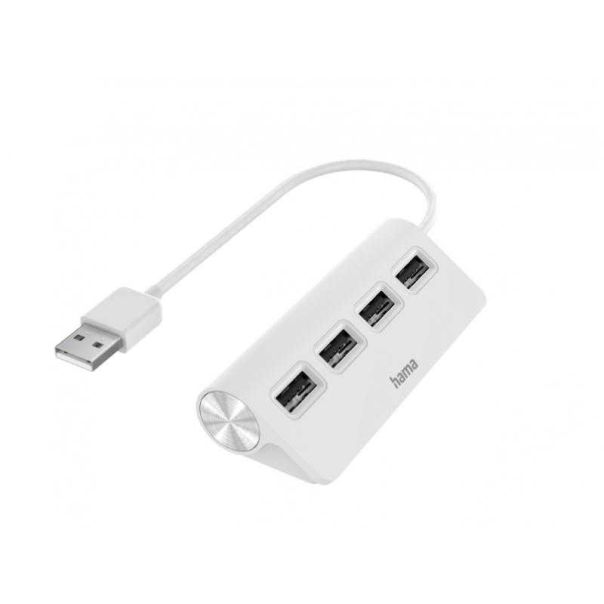 HAMA USB HUB 4 port 2.0 200120 White - 118499