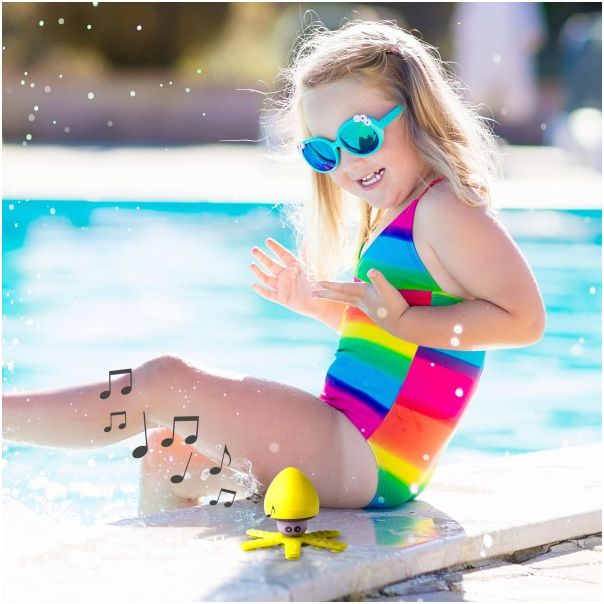 CELLY Bežični Bluetooth zvučnik vodootporni, žuta - SQUIDDYSOUNDYL