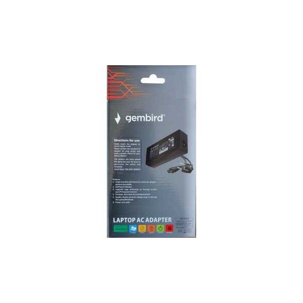 GEMBIRD NPA90-190-4740 (AS16) punjač za laptop 90W-19V-4.74A, 5.5x2.5mm black (983) 38954 - 118513