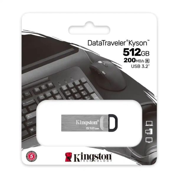 USB Flash Kingston 512GB 3.2 Kyson DTKN/512GB - DTKN-512GB