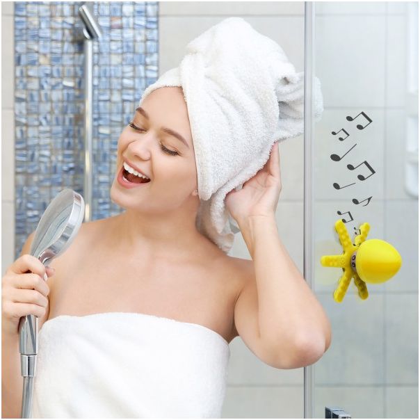 CELLY Bežični Bluetooth zvučnik vodootporni, žuta - SQUIDDYSOUNDYL