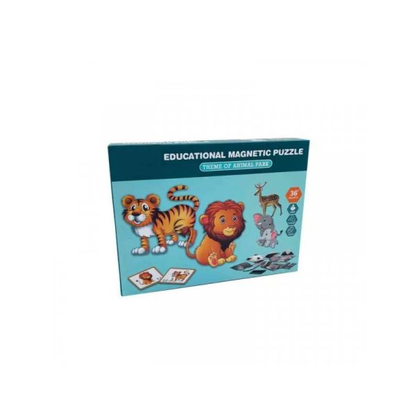 BEST LUCK Magnet Puzzle Divlje Životinje - 118677
