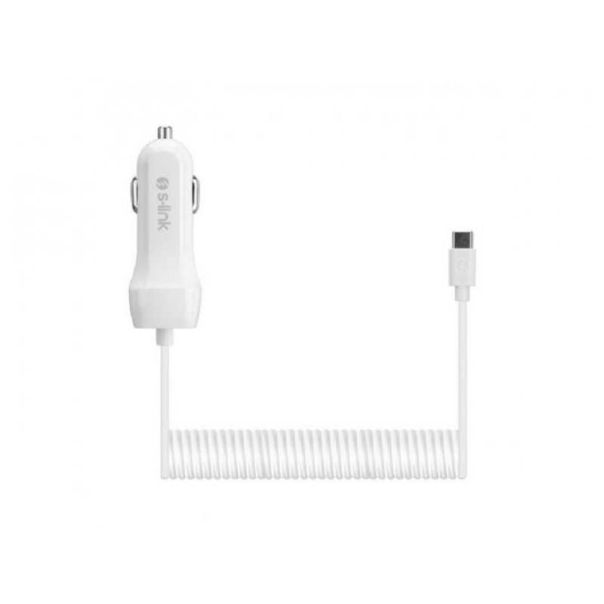 S-LINK Auto punjač Swapp SW-C735 za telefon+kabl USB C, 17655 - 118771