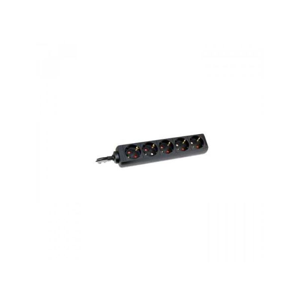 COMMEL Produzni Kabl 5 Utičnice 16A 3500W Crni 3m H05VV-F 3G1,5 - 119016