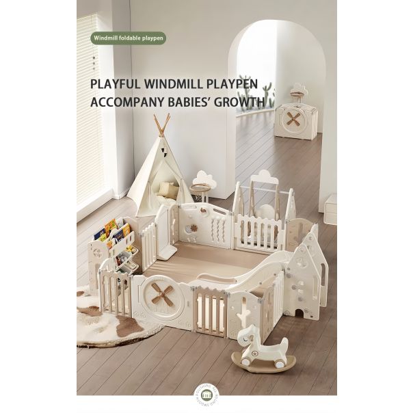 PREMIUM STIL Ogradica Igraonica Čarobna „Vetrenjača“ - 11919