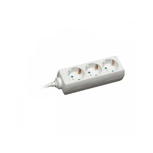 COMMEL Produžni kabl sa 3 utičnice 16A 250V 3500W, 3m C0804, bela - 119432
