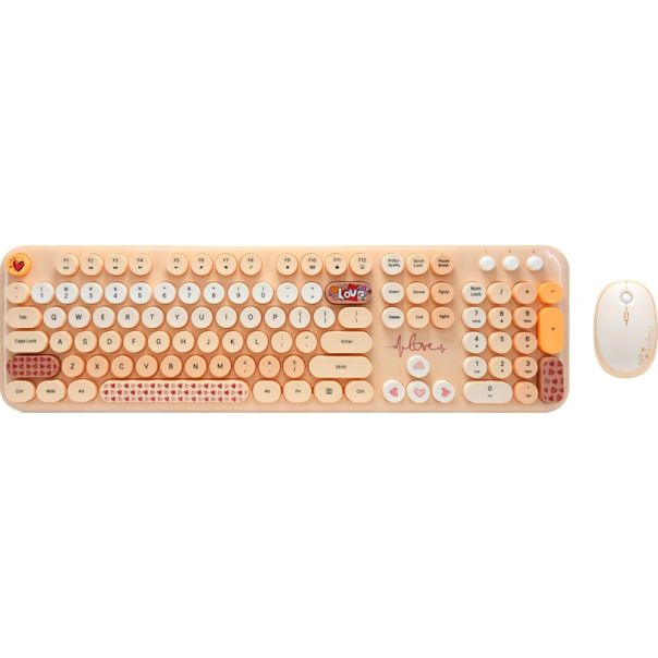 TASTATURA I MIŠ BEŽIČNI SET LOVELY MIX 2 BOJE OP25157 - EP3024508