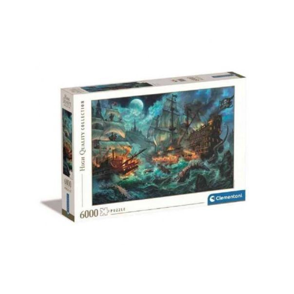 CLEMENTONI Puzzle Pirates -  6000 delova - 119653