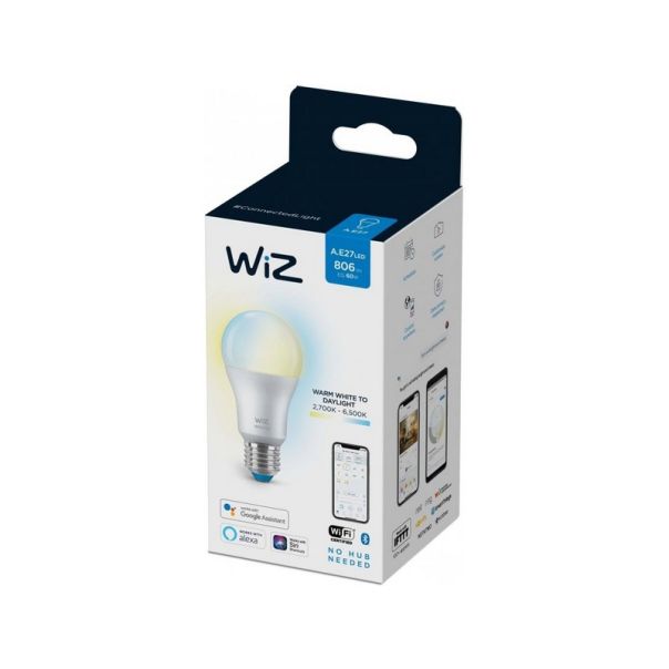 PHILIPS Wi-Fi BLE 8.5W (60W) A60 E27 927-65 (2700 - 6500K) TW 1PF/6 - WIZ002