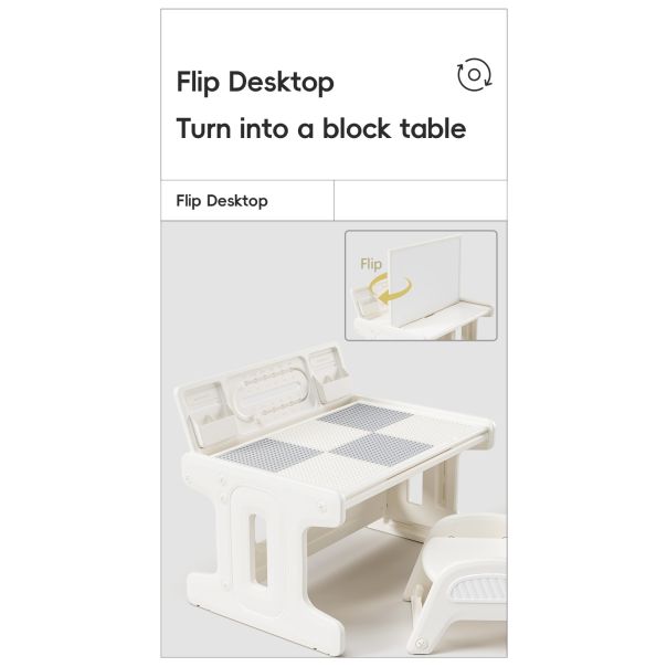 PREMIUM STIL Dečiji kreativni multifunkcionalni sto i stolica - 11994