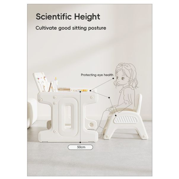 PREMIUM STIL Dečiji kreativni multifunkcionalni sto i stolica - 11994