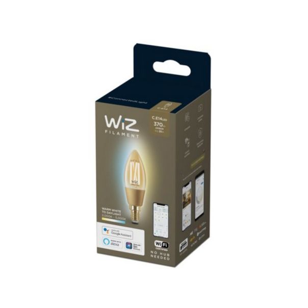 PHILIPS Wi-Fi 4,9W (25W) C35 E14 920-50 Amb 2000 - 5000K TW 1PF/6 - WIZ023