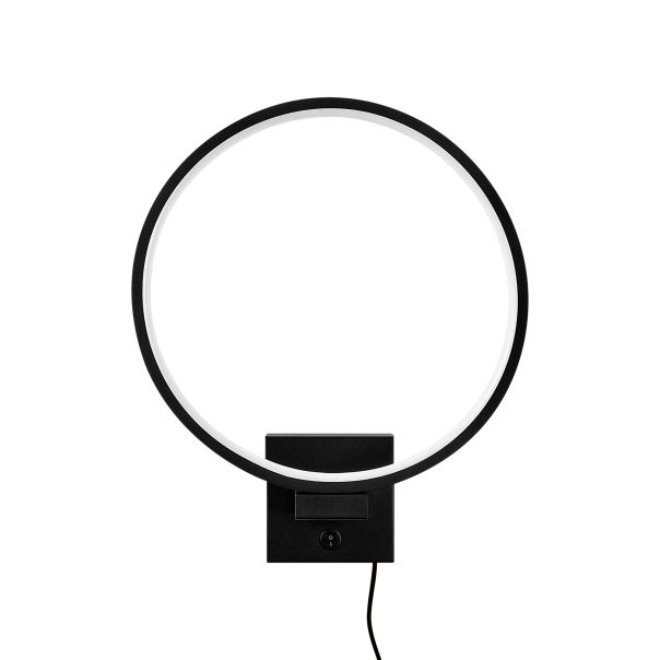 OPVIQ LED zidna lampa Halka 13309, crna - EP3007644