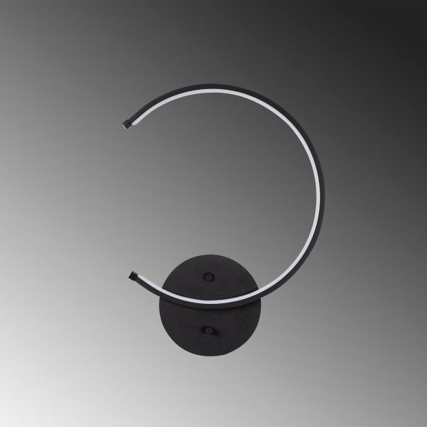 OPVIQ LED zidna lampa Moon 13328, crna - EP3007650