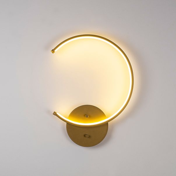 OPVIQ LED zidna lampa Moon 13329, zlatna - EP3007653