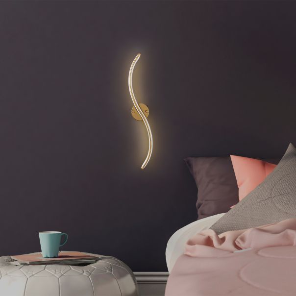 OPVIQ LED zidna lampa Yılan 13280, zlatna - EP3007659