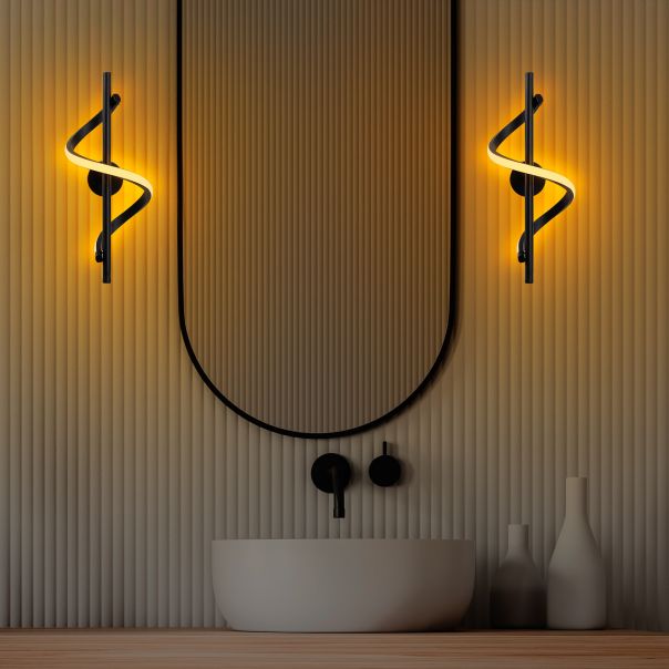 OPVIQ Zidna LED lampa Lıkma 13510, crna - EP3007665