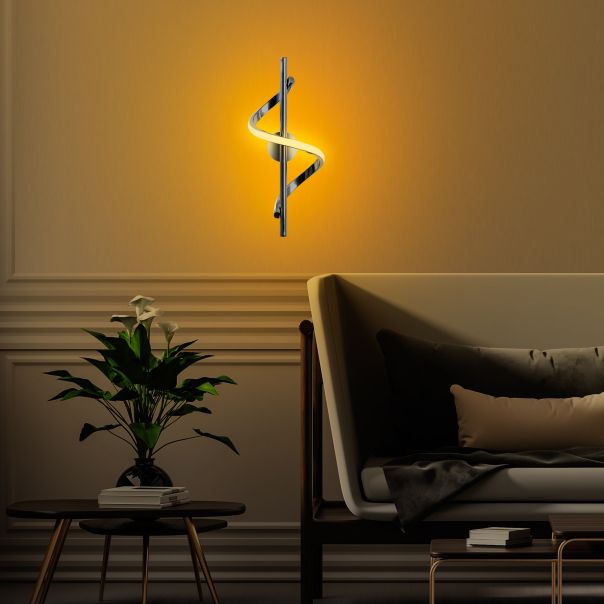 OPVIQ Zidna LED lampa Lıkma 13513, srebrna - EP3007671