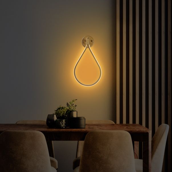 OPVIQ LED zidna lampa Damla 13534, zlatna - EP3007677