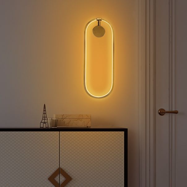 OPVIQ LED zidna lampa Can 13557, zlatna - EP3007683