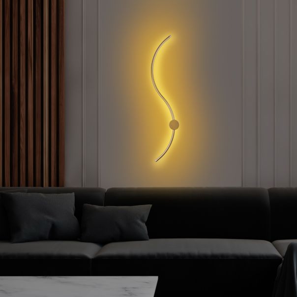 OPVIQ LED zidna lampa Uyan 13602, zlatna - EP3007707