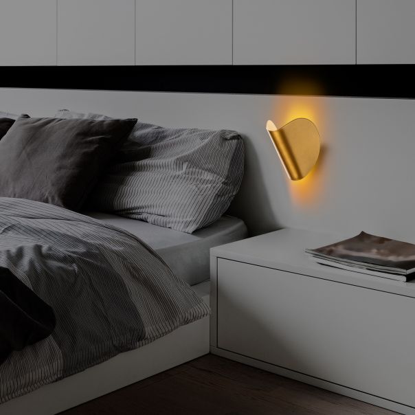 OPVIQ Zidna lampa Heybe 13624, zlatna - EP3007722