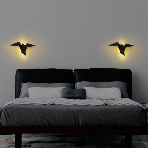 OPVIQ Zidna lampa Pacalı 13500 M, crna - EP3007734