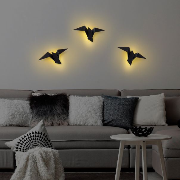 OPVIQ Zidna lampa Pacalı 13500 M, crna - EP3007734