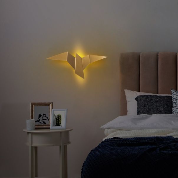 OPVIQ Zidna lampa Pacalı 13503 L, zlatna - EP3007746