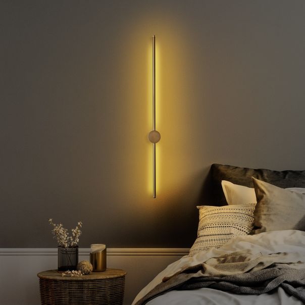OPVIQ LED zidna lampa Sword 13487, zlatna - EP3007773