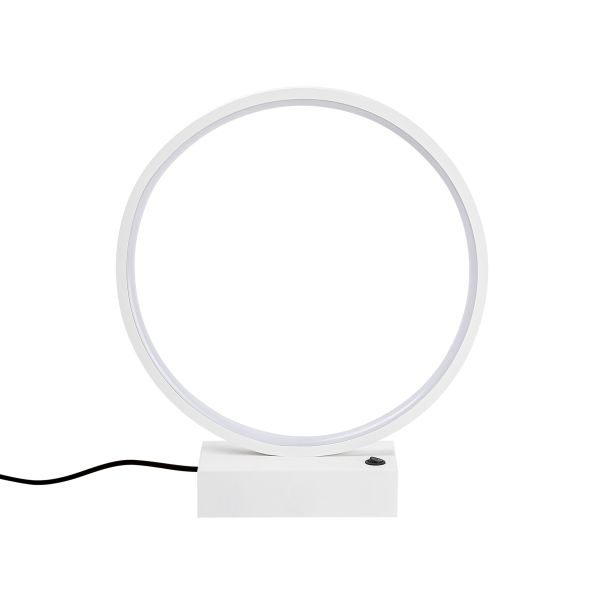 OPVIQ Okrugla LED stona lampa Halka 13308, bela - EP3007830