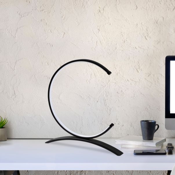 OPVIQ Stona LED lampa Moon 13330, crna - EP3007833
