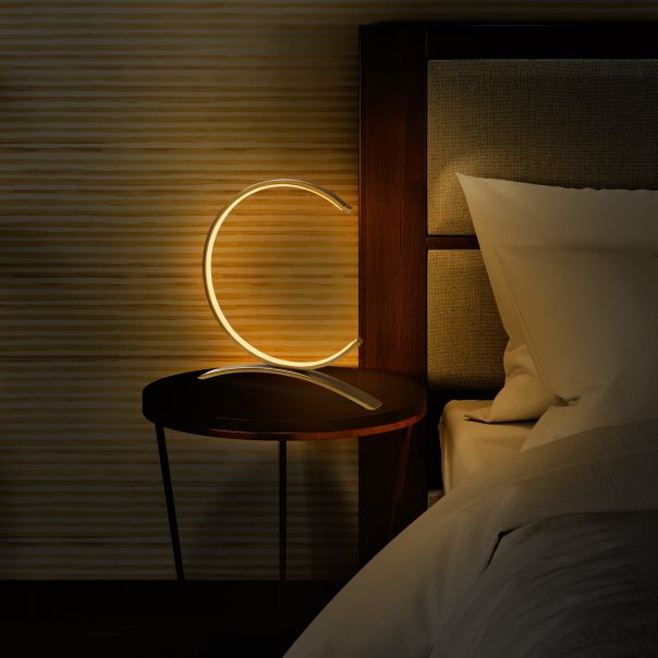 OPVIQ Stona LED lampa Moon 13331, zlatna - EP3007836