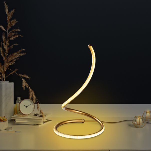 OPVIQ LED stona lampa Yay 13287, zlatna - EP3007848