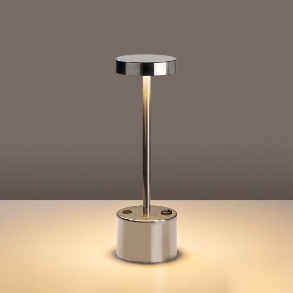 OPVIQ LED stona lampa Keyf 13394, srebrna - EP3007872