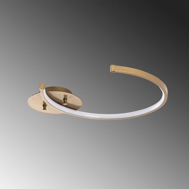 OPVIQ LED plafonjera Moon 13326, zlatna - EP3007884