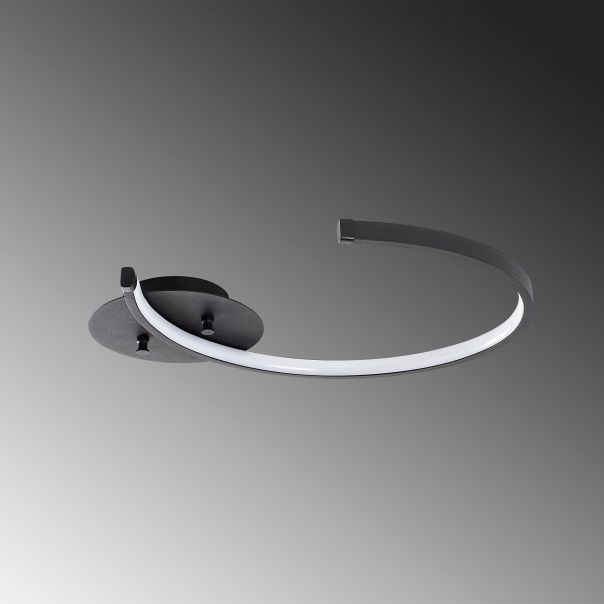 OPVIQ LED plafonjera Moon 13327, crna - EP3007887