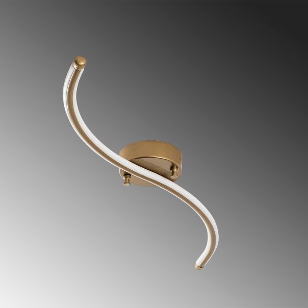 OPVIQ LED plafonjera Yılan 13279, zlatna - EP3007896