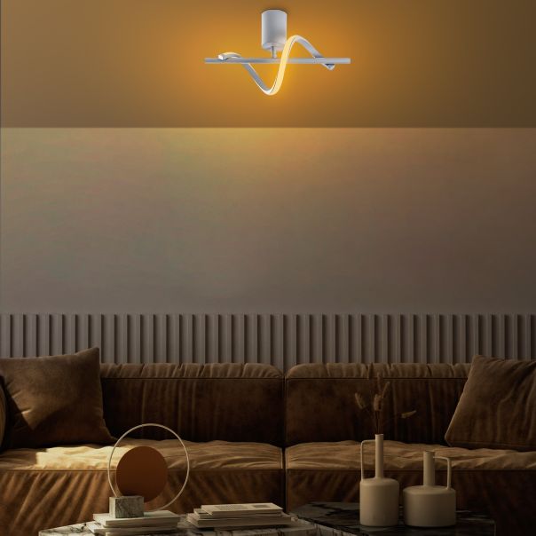 OPVIQ LED plafonjera Lıkma 13516, siva - EP3007905