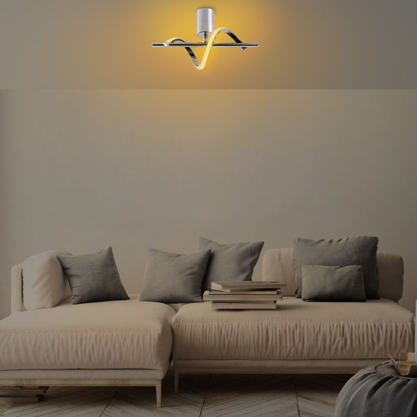 OPVIQ LED Plafonjera Lıkma 13517, srebrna - EP3007908