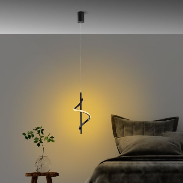OPVIQ LED visilica Lıkma 13518, crna - EP3007911