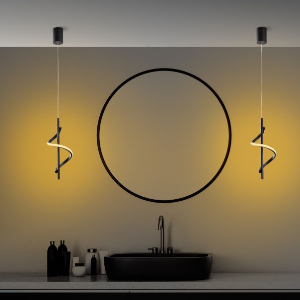 OPVIQ LED visilica Lıkma 13518, crna - EP3007911