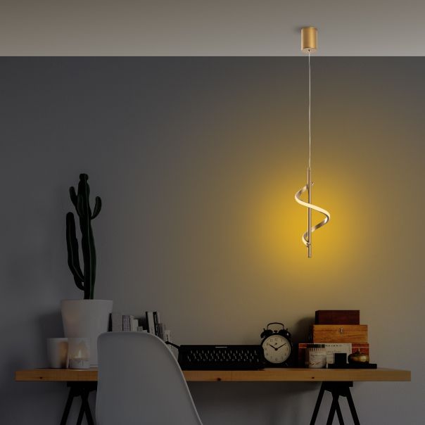 OPVIQ LED visilica Lıkma 13519, zlatna - EP3007914
