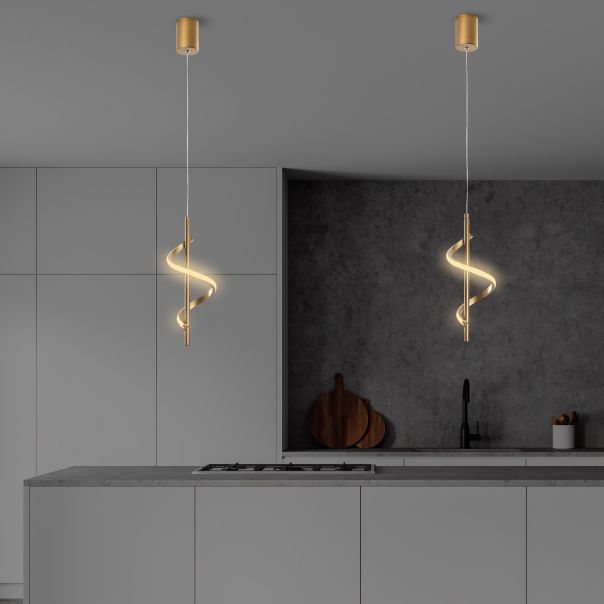 OPVIQ LED visilica Lıkma 13519, zlatna - EP3007914