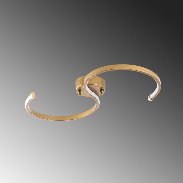 OPVIQ  LED plafonjera Es 13584, zlatna - EP3007944