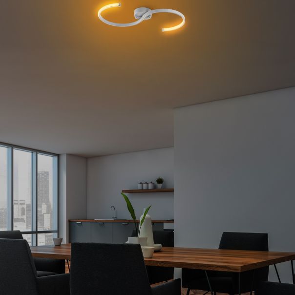OPVIQ LED plafonjera Es 13585, siva - EP3007947