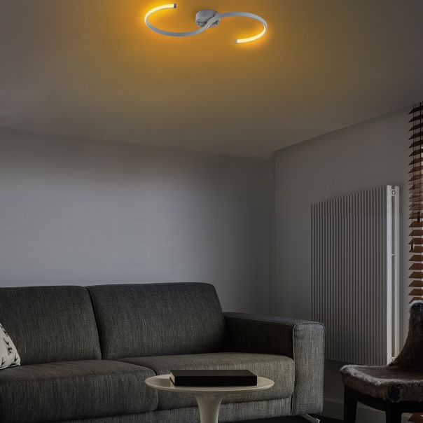 OPVIQ LED plafonjera Es 13585, siva - EP3007947