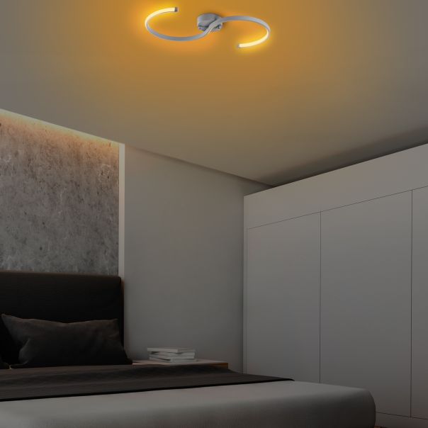 OPVIQ LED plafonjera Es 13585, siva - EP3007947