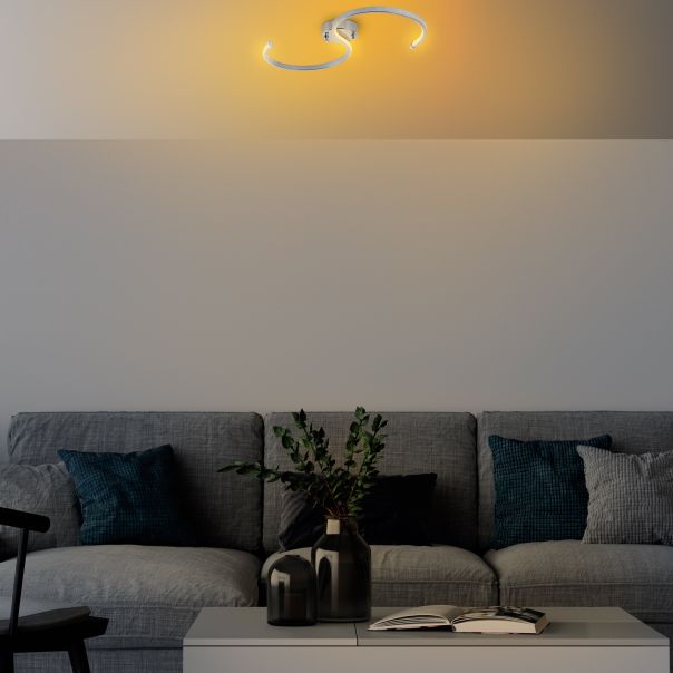 OPVIQ LED plafonjera Es 13586, srebrna - EP3007950